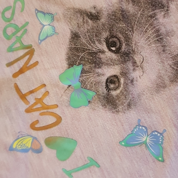 Wondernation cute cat tee - Picture 4 of 4